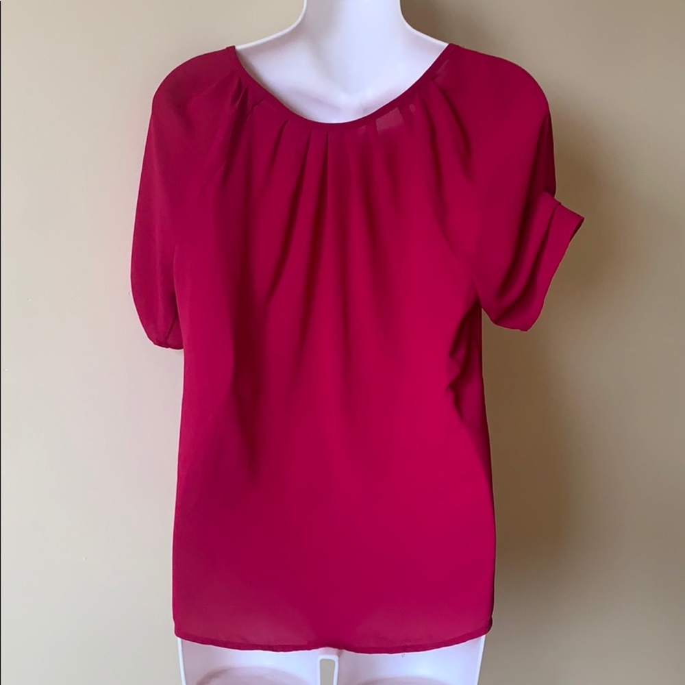 Fushia Rubber Ducky Productions Blouse - Picture 3 of 6